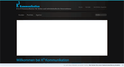 Desktop Screenshot of k3-kommunikation.de